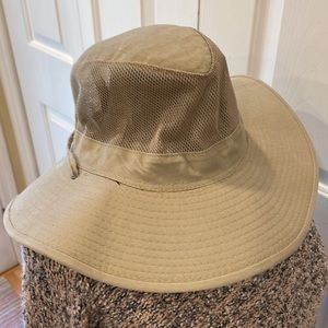 Dorfman Pacific Co tan unisex solar weave sun protective fabric  bucket hat